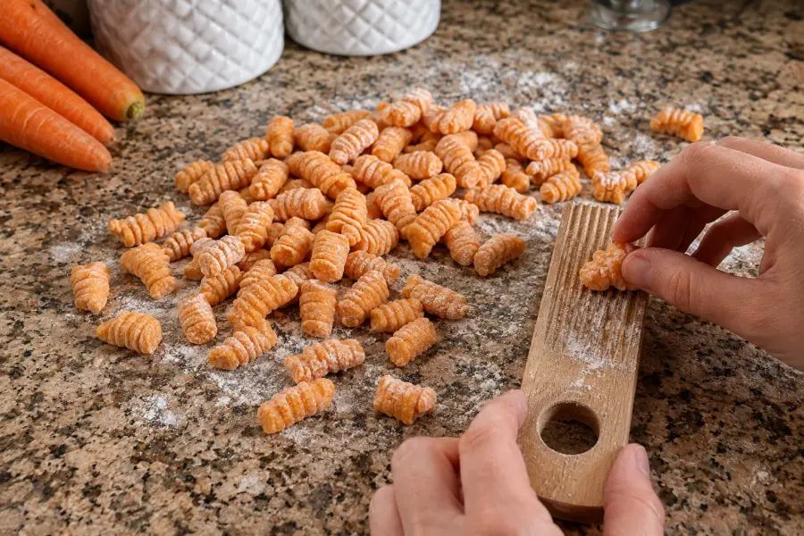 Ñoquis de Zanahoria Sin Gluten